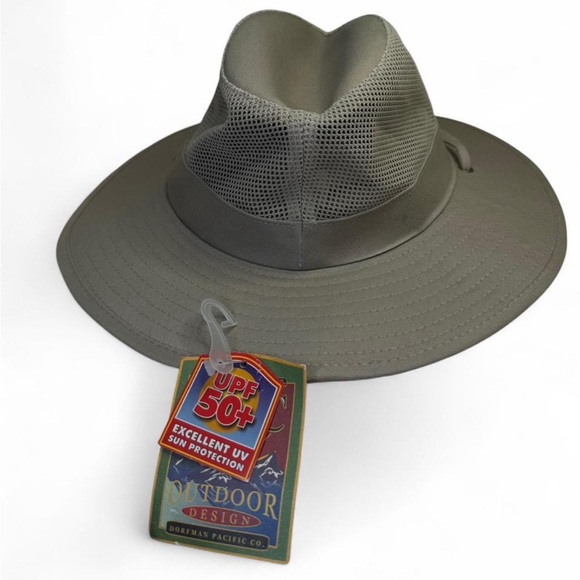 NWT - DPC Mens Hat Outdoors Solarweave Treated Cotton XL UV Protection Camel/Tan - Picture 4 of 6